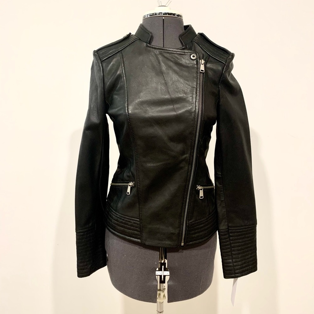 Wilson’s genuine leather Moto jacket. XS, new, never worn. Smoke/pet free home